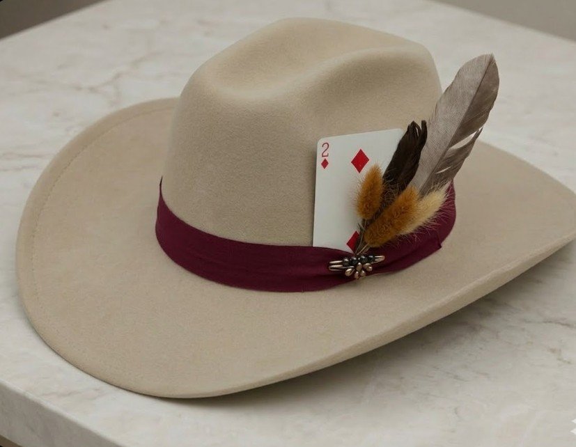 Suede Western Cowboy Fedora